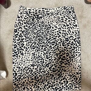Leopard Print Women's Skirt